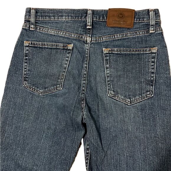 Wrangler Men’s 30 x 30 Straight Fit Blue Denim Jeans - Picture 5 of 11